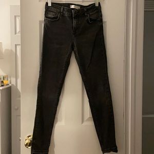 Faded black Zara jeans